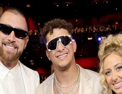 Travis Kelce Attends Amsterdam Eras Tour Show With Patrick And Brittany Mahomes