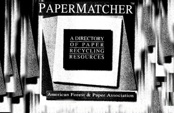 A Directory of Paper Recycling Resources PDF Book